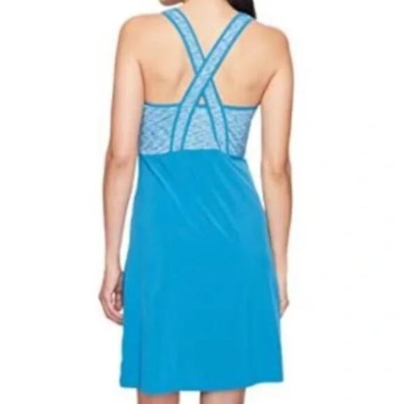 NWOT Smartwool Willow Glacier Blue Merino Wool Dress S - Picture 1 of 13